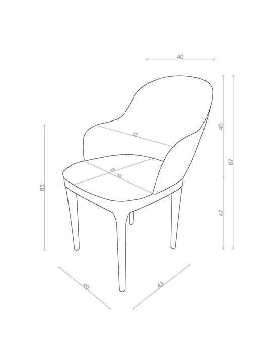 Alara Kollu Sandalye.